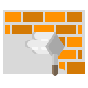 plastering